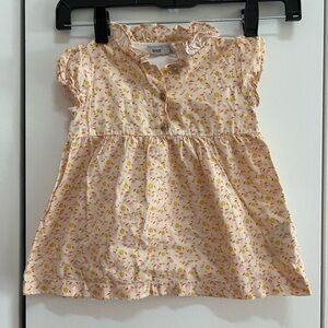 Knot Baby Girl Floral cotton dress